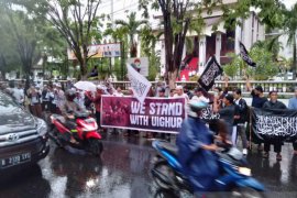 Aksi solidaritas terhadap muslim Uighur