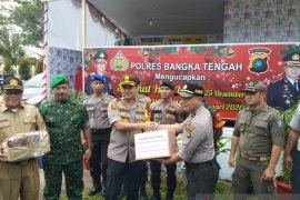 Polres Bangka Tengah amankan 12 objek wisata selama Natal dan Tahun Baru