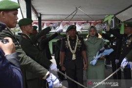 Pisah sambut Dandim Kandangan, ini pesan kesan Letkol Aji selama bertugas di HSS