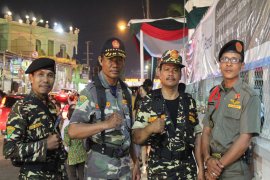 Banser Lampung ikut bantu amankan misa Natal