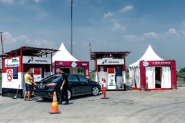 Pertamina siagakan dua SPBU modular di tol Pandaan-Malang