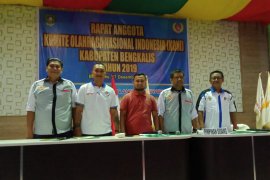 Bergabung ke KONI, SIWO PWI diminta sinergi bangun olahraga di Bengkalis