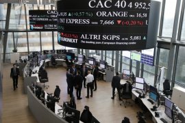 Saham Prancis, indeks CAC 40 terkatrol 0,21 persen
