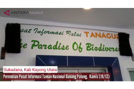 Peresmian Pusat Informasi Taman Nasional Gunung Palung Sukadana