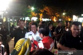 Jokowi saksikan pesta kembang api di kawasan Titik Nol Yogyakarta