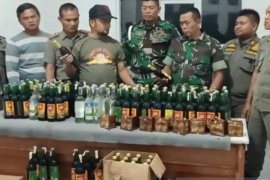 Koramil amankan miras dan kopi cleng penambah vitalitas