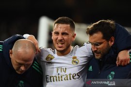 Zidane konfirmasi Hazard akan absen di Piala Super Spanyol