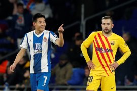 Liga Spanyol, Barcelona ke puncak klasemen lagi walau seri 2-2 lawan Espanyol