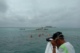 Kapal pengangkut garam 18 ton tenggelam di perairan Manggarai Barat