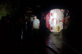 Insiden tergulingnya mobil tangki Pertamina di Sitinjau, ini penjelasan pengelolanya