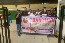 Forum Pengurus Karang Taruna Surabaya buka pos darurat bantuan banjir