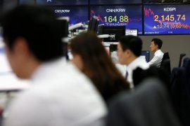 Saham Korsel menguat, kekhawatiran pertumbuhan Asia batasi kenaikan