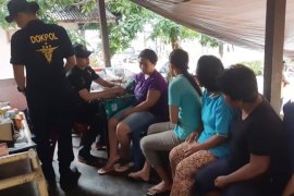 Warga sambut baik posko kesehatan Biddokes Polda Sulut di Sangihe