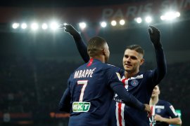 PSG babat Saint Etienne 6-1, dampingi Lyon dan Lille ke semifinal Piala Liga