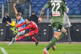 Gol tunggal Ciro  Immobile amankan kemenangan Lazio atas Napoli