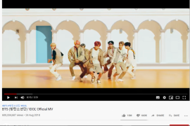 "Idol" BTS ditonton 600 juta kali di laman YouTube