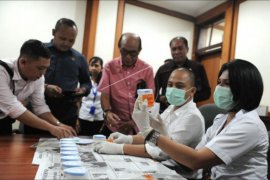 Anggota DPRD Denpasar jalani tes urine