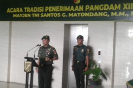 Penciuman Pataka Jaya Sakti warnai tradisi penerimaan Pangdam