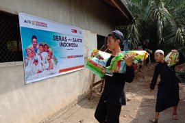 Bantuan BERISI-ACT sapa Ponpes Darul Qur'an di Rokan Hulu