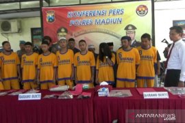 Polres Madiun tangani lima kasus narkoba, 11 tersangka ditangkap