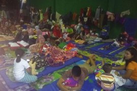 Pengungsi korban banjir Lebak mulai berkurang