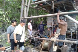 Polres Bangka tertibkan tambang ilegal di aliran sungai Perimping