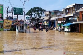 Banjir kembali melanda Kabupaten Bandung akibat hujan deras