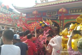 Tiga replika naga siap meriahkan Imlek dan CGM di Kota Singkawang