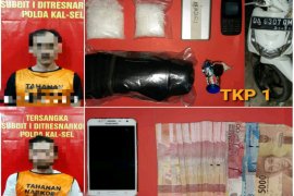 Polda Kalsel sita 201,08 gram sabu-sabu, dua pengedar ditangkap