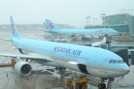 Pramugari Korean Air pengidap corona terbang rute Seoul-Los Angeles