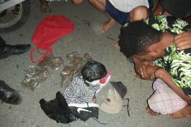 Tabrak pengendara motor, pengedar ganja ditangkap