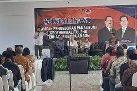 Pemkot Ambon sosialisasi dampak pengeboran geothermal di Tulehu terhadap gempa