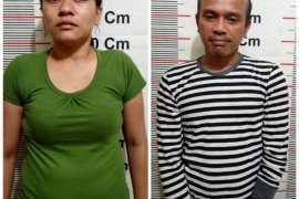 Polisi Gebang Langkat tangkap bukan pasangan suami istri bawa sabu-sabu