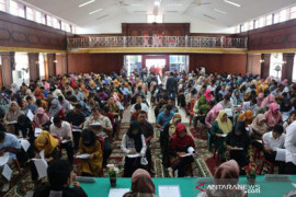 Digelar KPU, 328 calon anggota PPK Sijunjung jalani tes tertulis