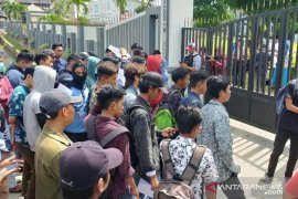 Mahasiswa demo tuntut dugaan korupsi Pasar Rawa Indah Bontang