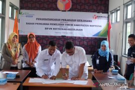 Panwas Pilkada Soppeng resmi dilindungi asuransi BP Jamsostek