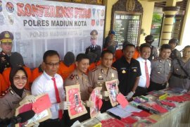 Polres Madiun Kota tangani sembilan kasus pidana umum, 12 tersangka ditangkap
