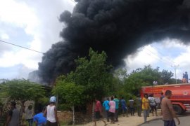 Sebuah APMS di Sabu Raijua terbakar