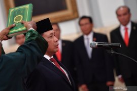 Presiden lantik Laksamana Madya TNI Aan Kurnia sebagai Kepala Bakamla