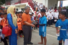 SDN 21 Surabayo Agam juara Liga Sepakbola antarsiswa SD se-Lubukbasung