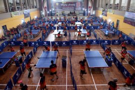 Turnamen tenis meja ditangguhkan karena COVID-19