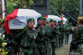 Pemakaman korban kecelakaan Helikopter TNI AD