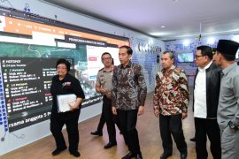Presiden tinjau posko penanganan karhutla di Riau