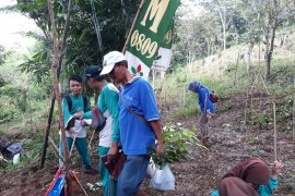Pemkot Kediri gandeng TNI dan Perhutani tanam pohon cegah tanah longsor