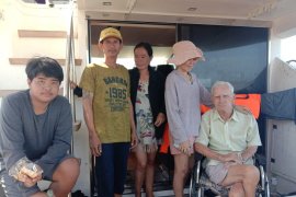 Kapal WNA terdampar di Pulau Bengkalis