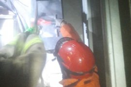 Tersambar petir, Alfamart terbakar