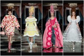Marie Antoinette hingga kue tart di atas "catwalk" dari Moschino