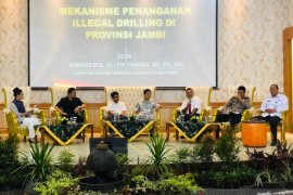 Direskrimsus Polda Jambi paparkan penanganan ilegal driling