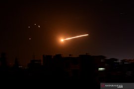 Pertahanan udara Suriah cegat rudal-rudal Israel