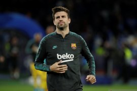 Cedera tidak serius,  Gerard Pique bisa diturunkan di "El Clasico"